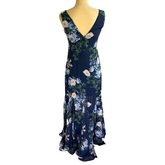 Abercrombie & Fitch Plunge Godet Skirt Maxi Dress NWT - Picture 3 of 12